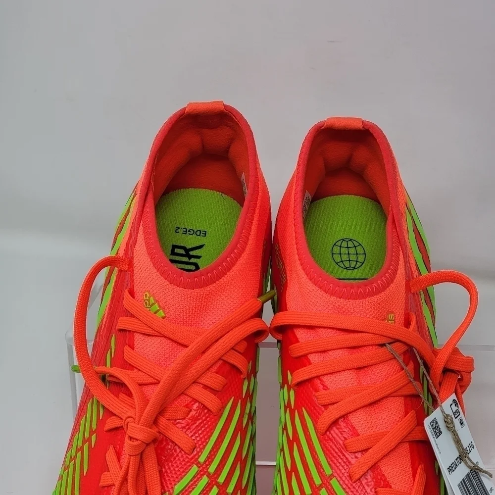 Adidas Predator Edge.2 FG GameData Pack Solar Red Cleats Men Sz Mult GW1009 New